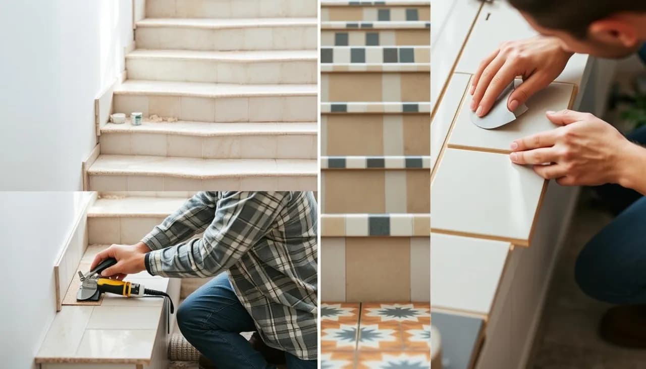 Jak układać kafelki na schodach: Prosty poradnik krok po kroku