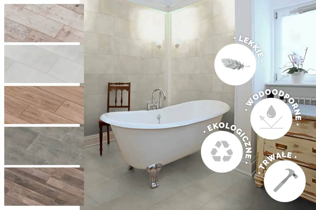 Najlepsze panele do łazienki: 5 wodoodpornych opcji na podłogę