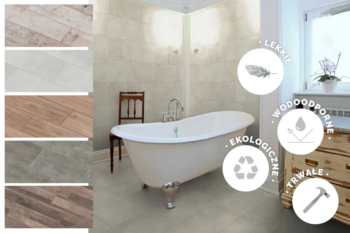 Najlepsze panele do łazienki: 5 wodoodpornych opcji na podłogę