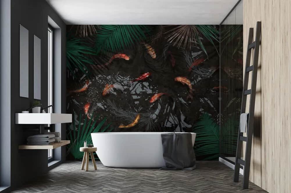 Najlepsze tapety do małej łazienki: 10 trików na optyczne powiększenie