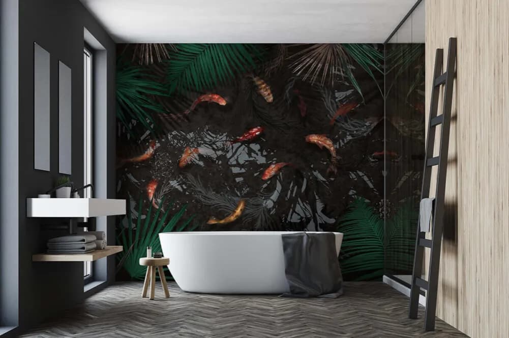 Najlepsze tapety do małej łazienki: 10 trików na optyczne powiększenie